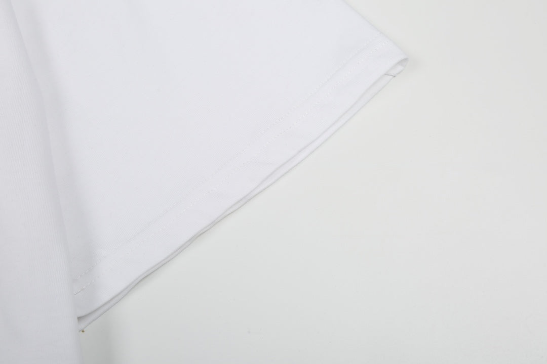 Moncler Black/White Cotton T-shirt