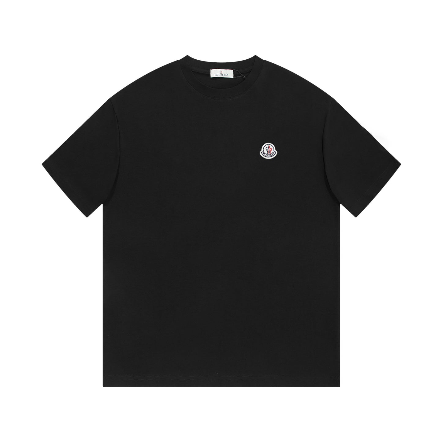 Moncler Black/White Cotton T-shirt