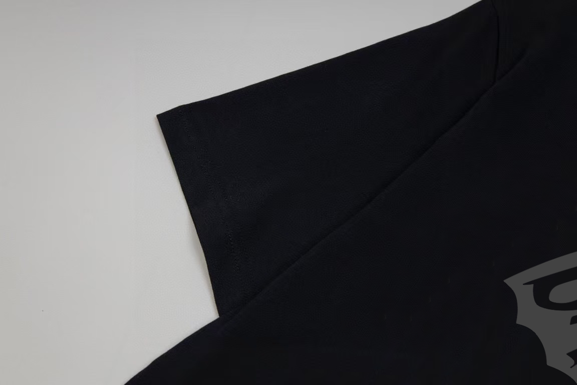 Moncler Black/White Cotton T-shirt