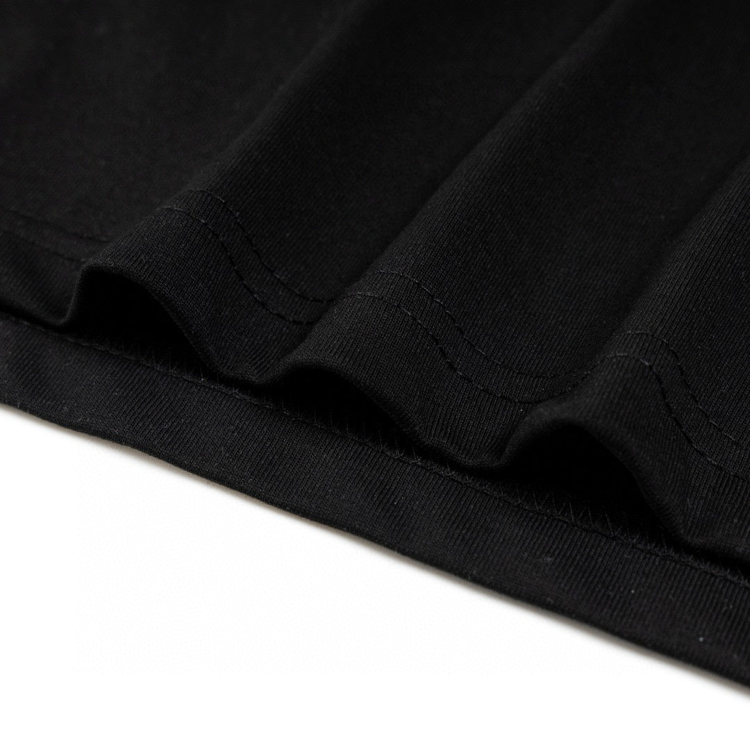 Moncler Black/White Cotton T-shirt