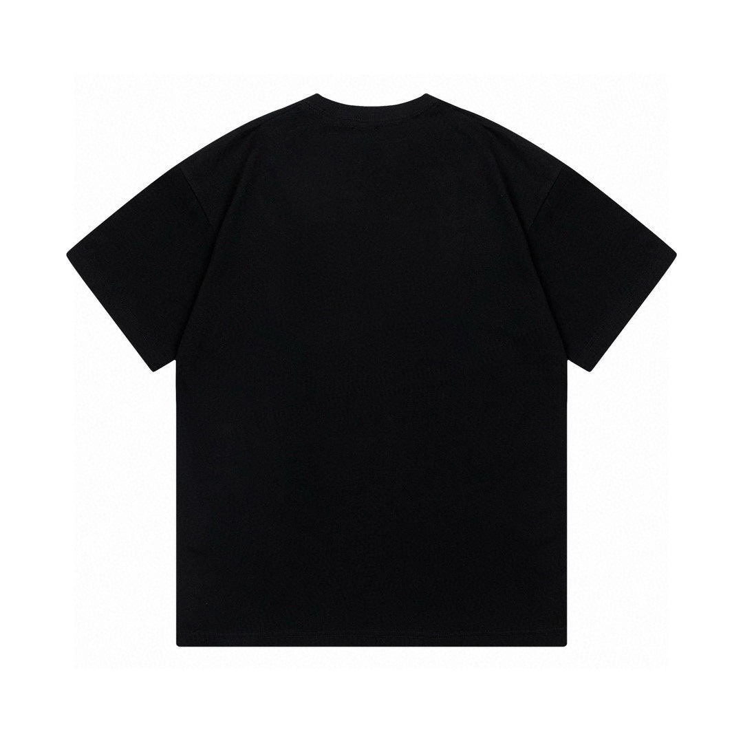 Moncler Black/White Cotton T-shirt