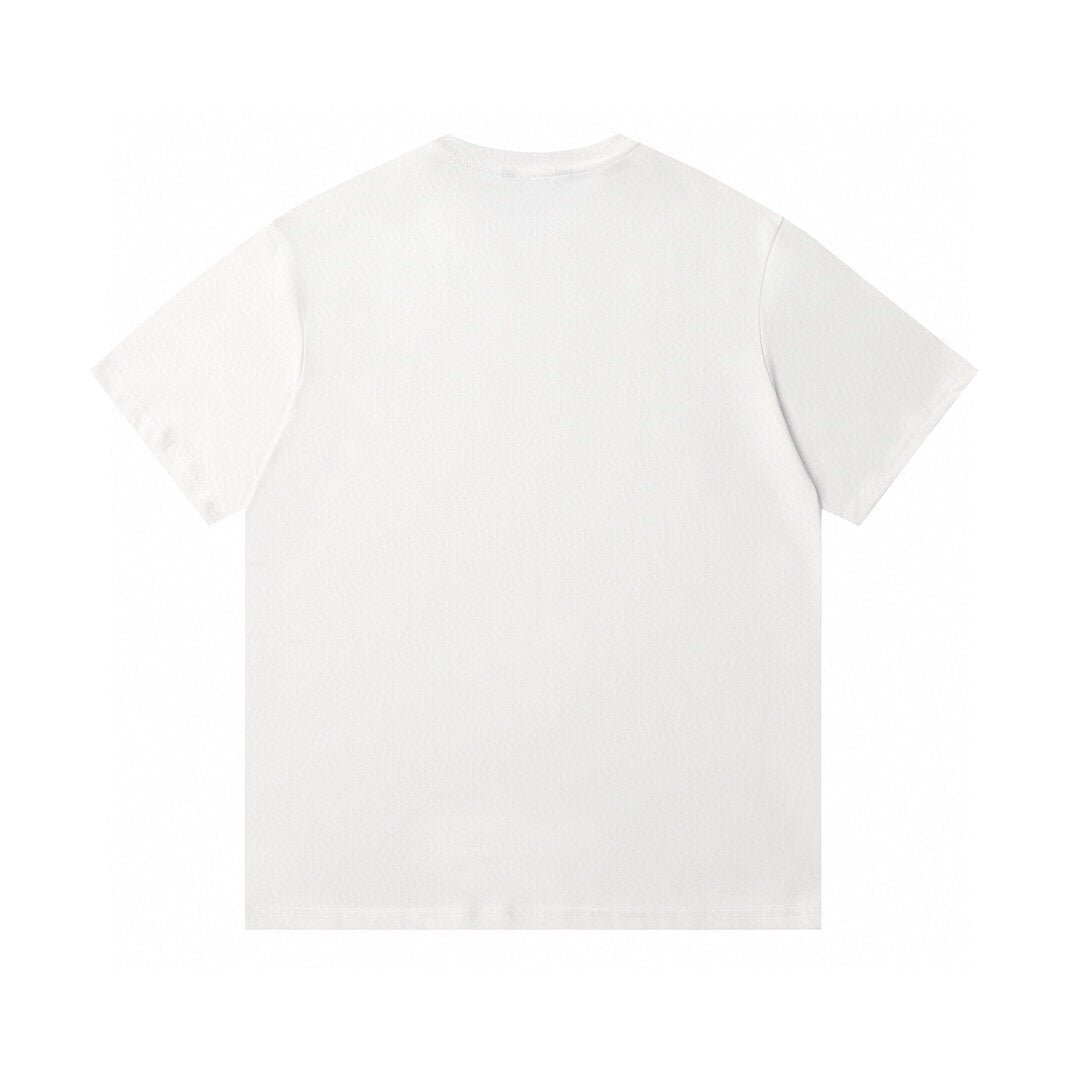 Moncler Black/White Cotton T-shirt