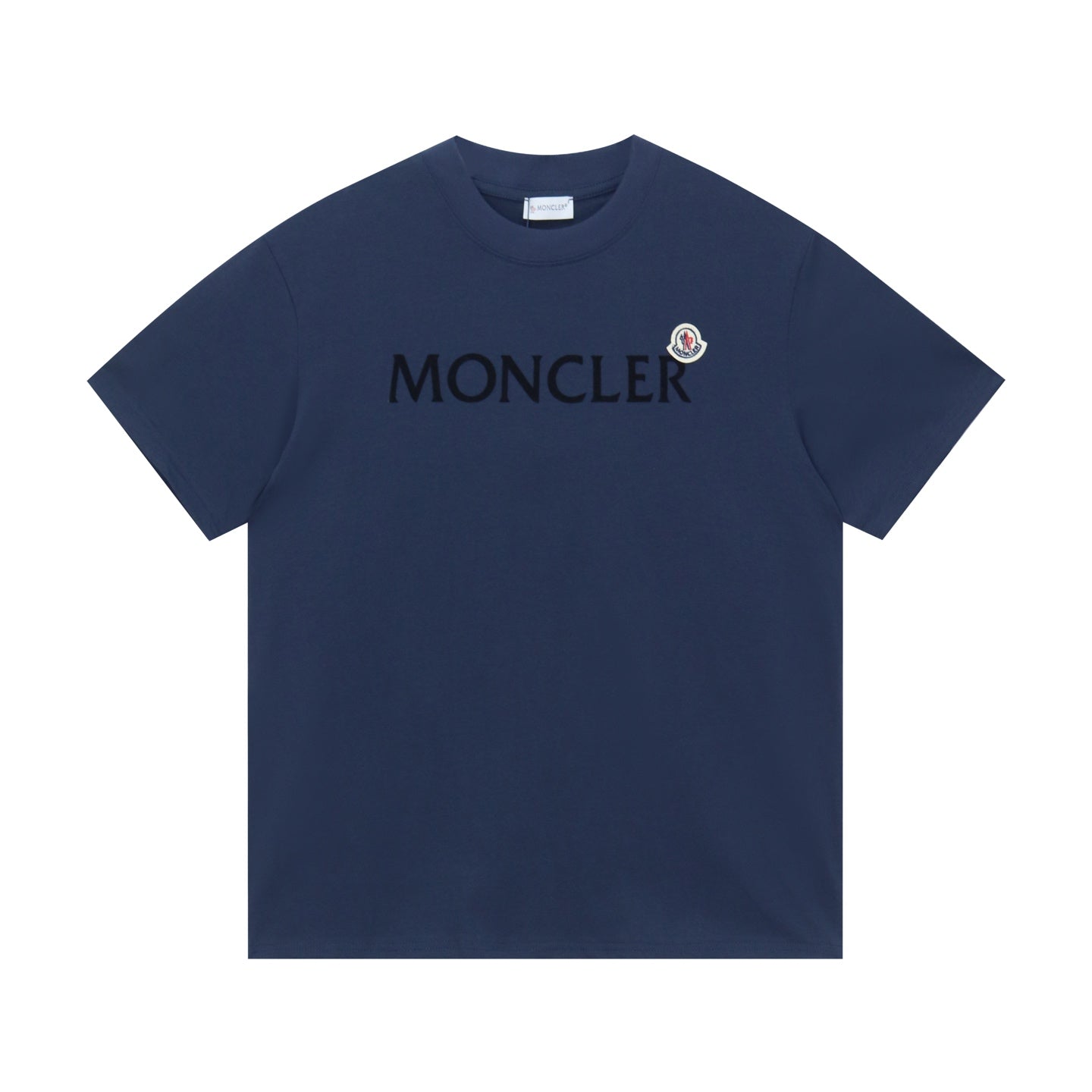 Moncler Black/White Cotton T-shirt