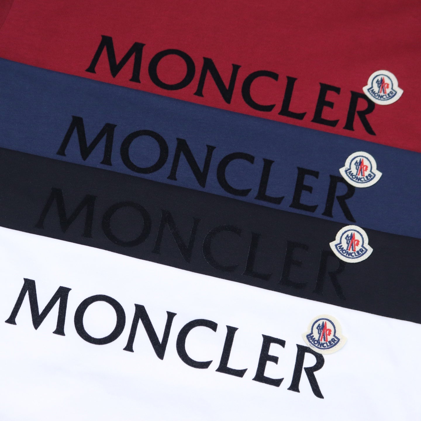Moncler Black/White Cotton T-shirt