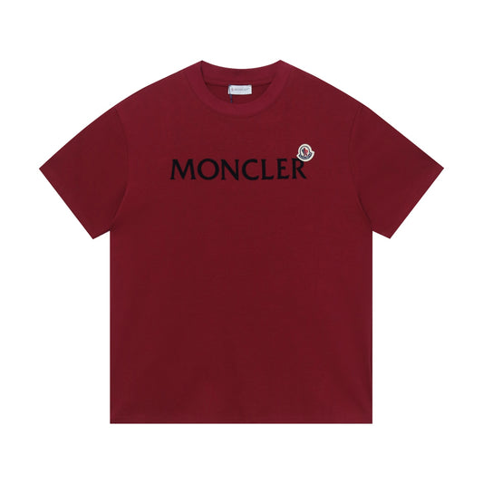 Moncler Black/White Cotton T-shirt