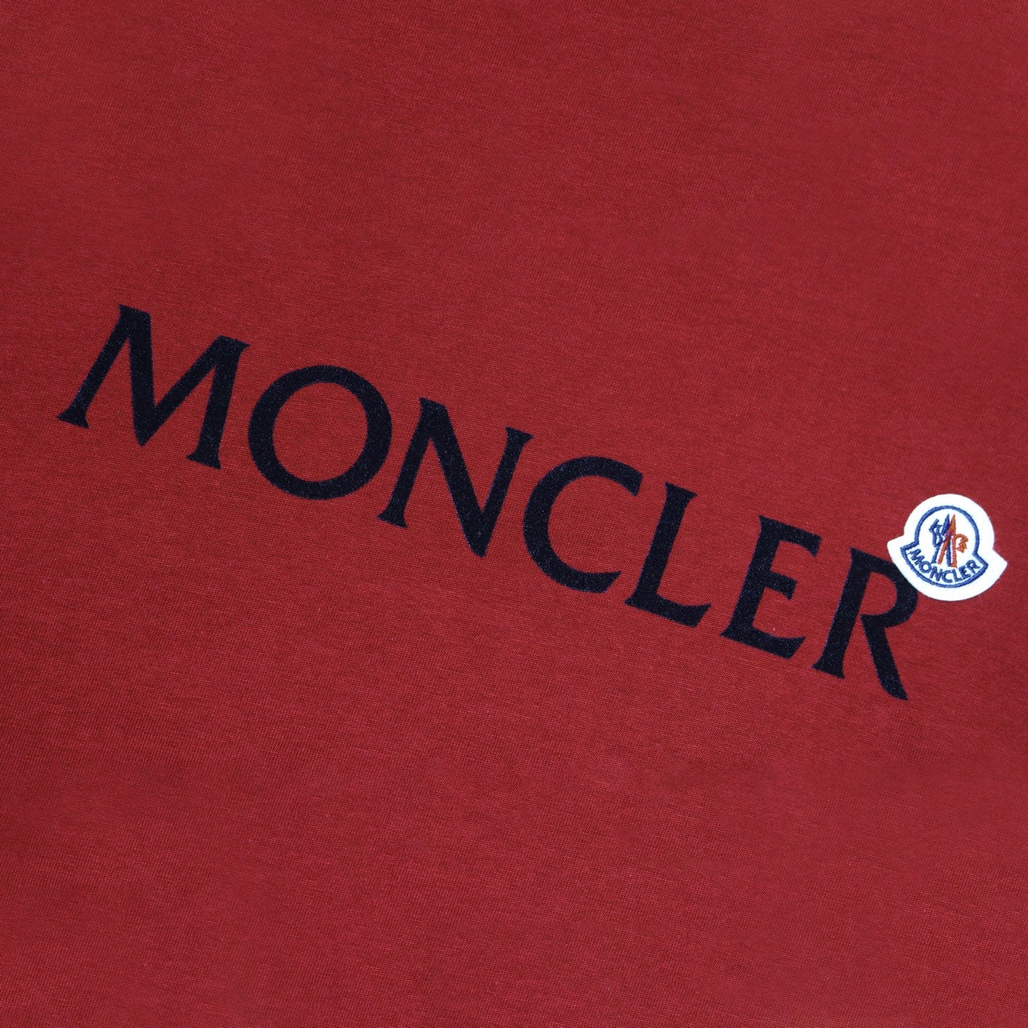 Moncler Black/White Cotton T-shirt