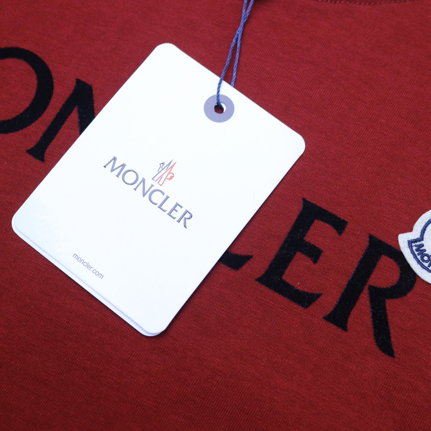 Moncler Black/White Cotton T-shirt