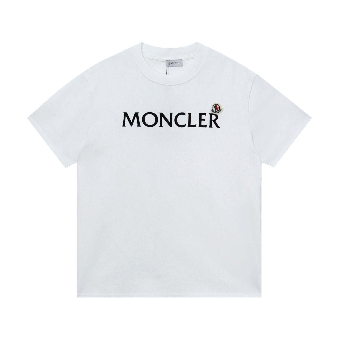 Moncler Black/White Cotton T-shirt