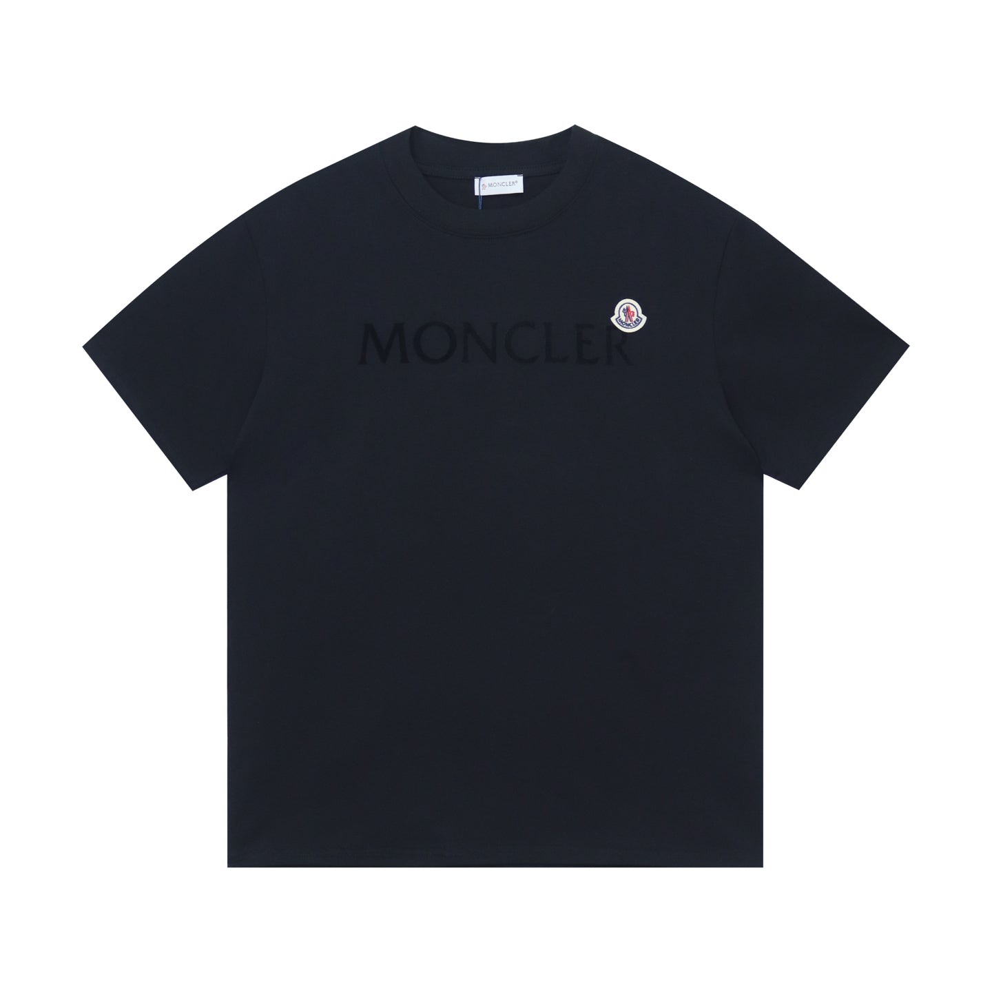 Moncler Black/White Cotton T-shirt