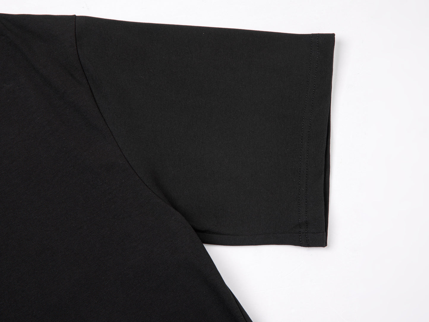 Moncler Black Cotton T-shirt