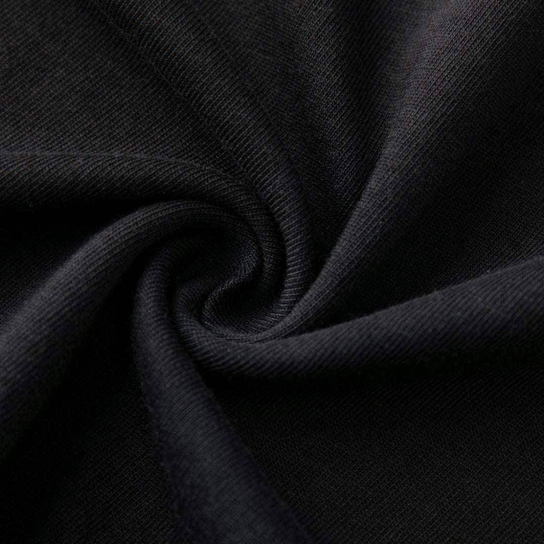 Moncler Black Cotton T-shirt