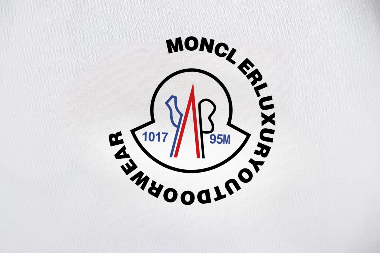 Moncler Black/White Cotton T-shirt