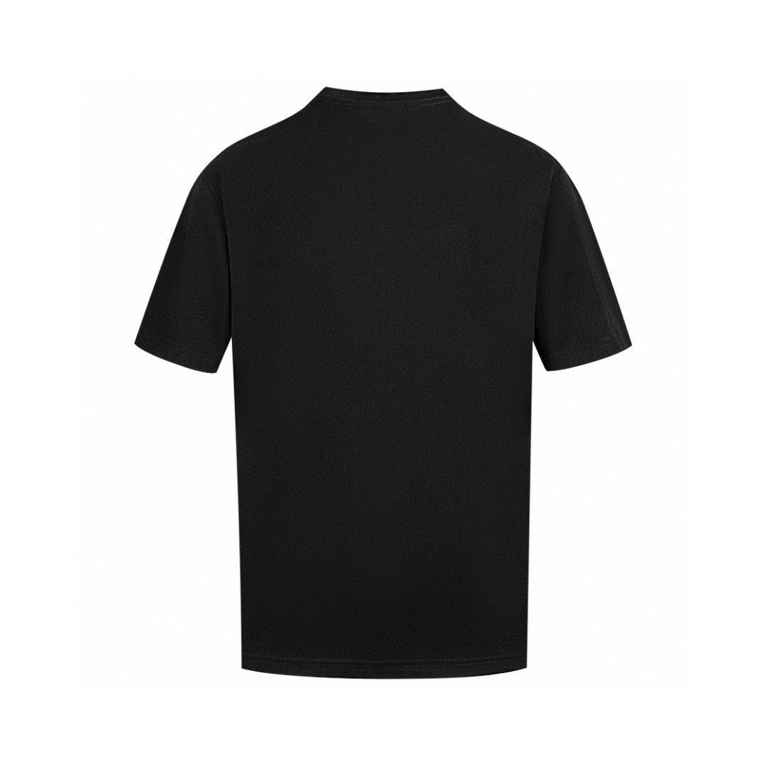 Moncler Black/White Cotton T-shirt