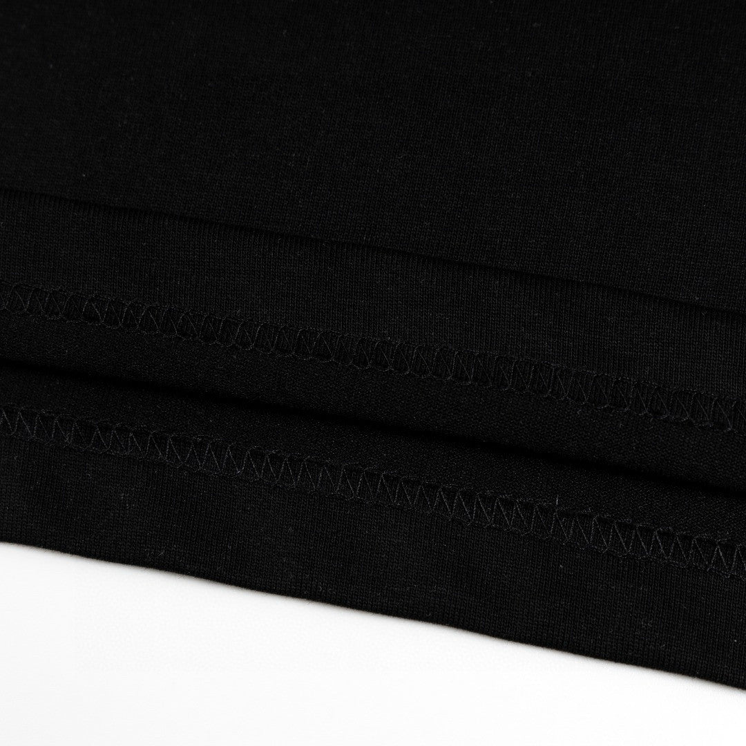 Moncler Black/White Cotton T-shirt