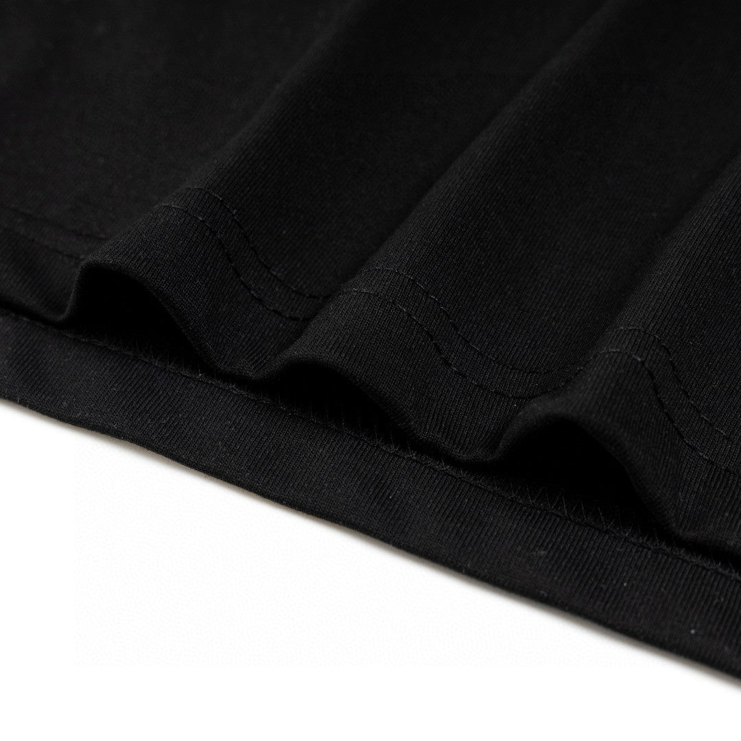 Moncler Black/White Cotton T-shirt