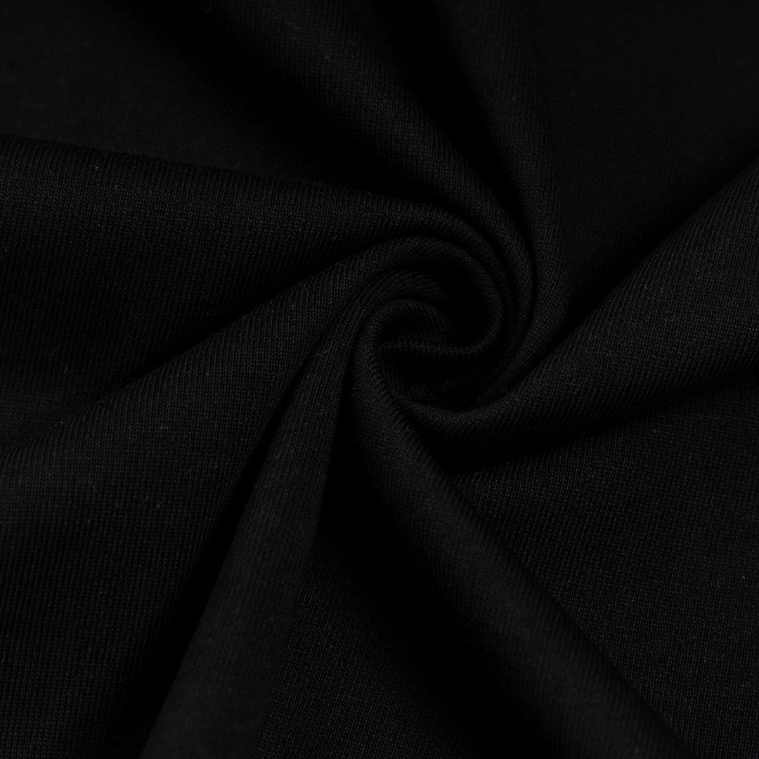 Moncler Black/White Cotton T-shirt