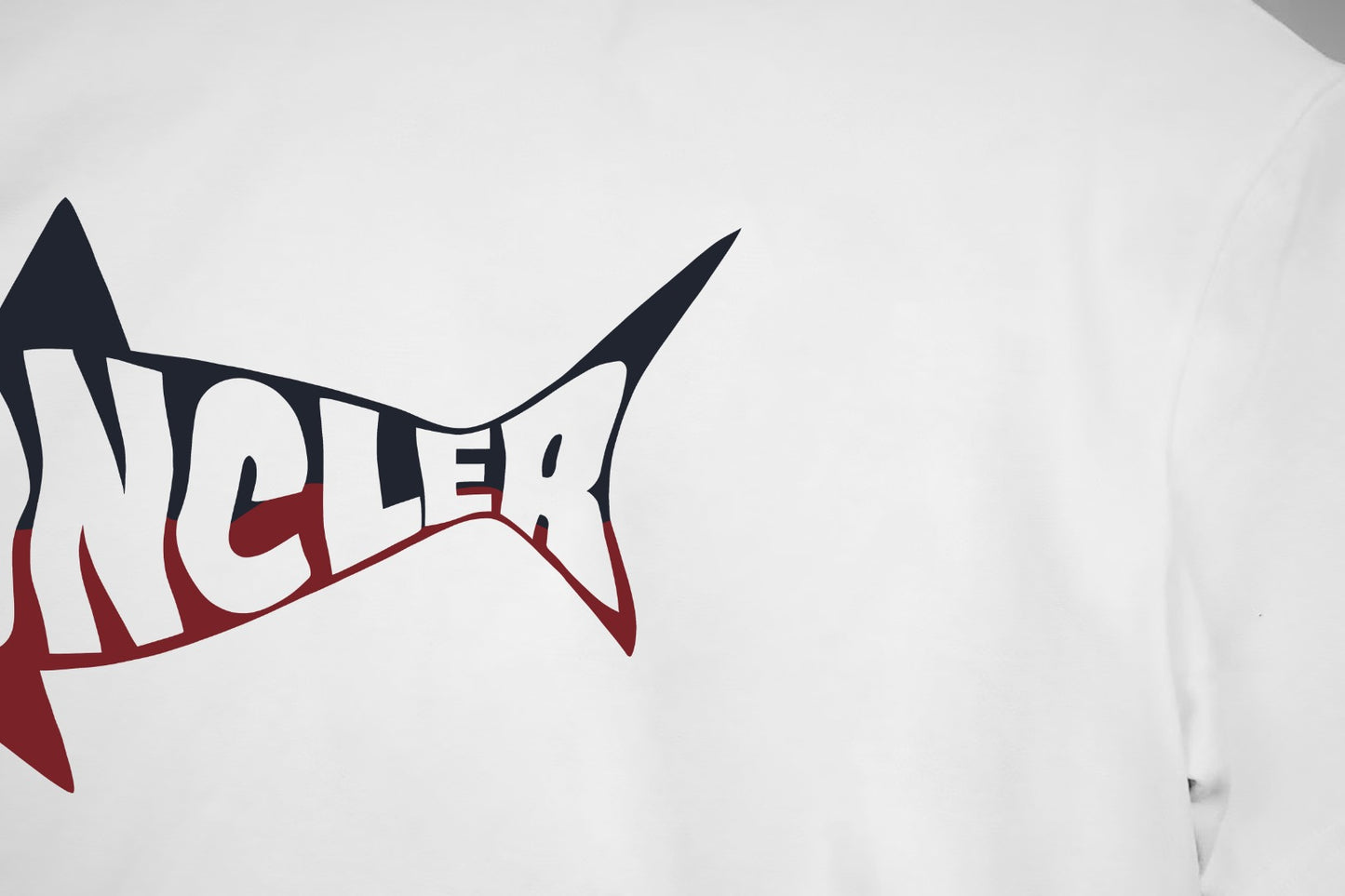 Moncler Black/White Cotton T-shirt