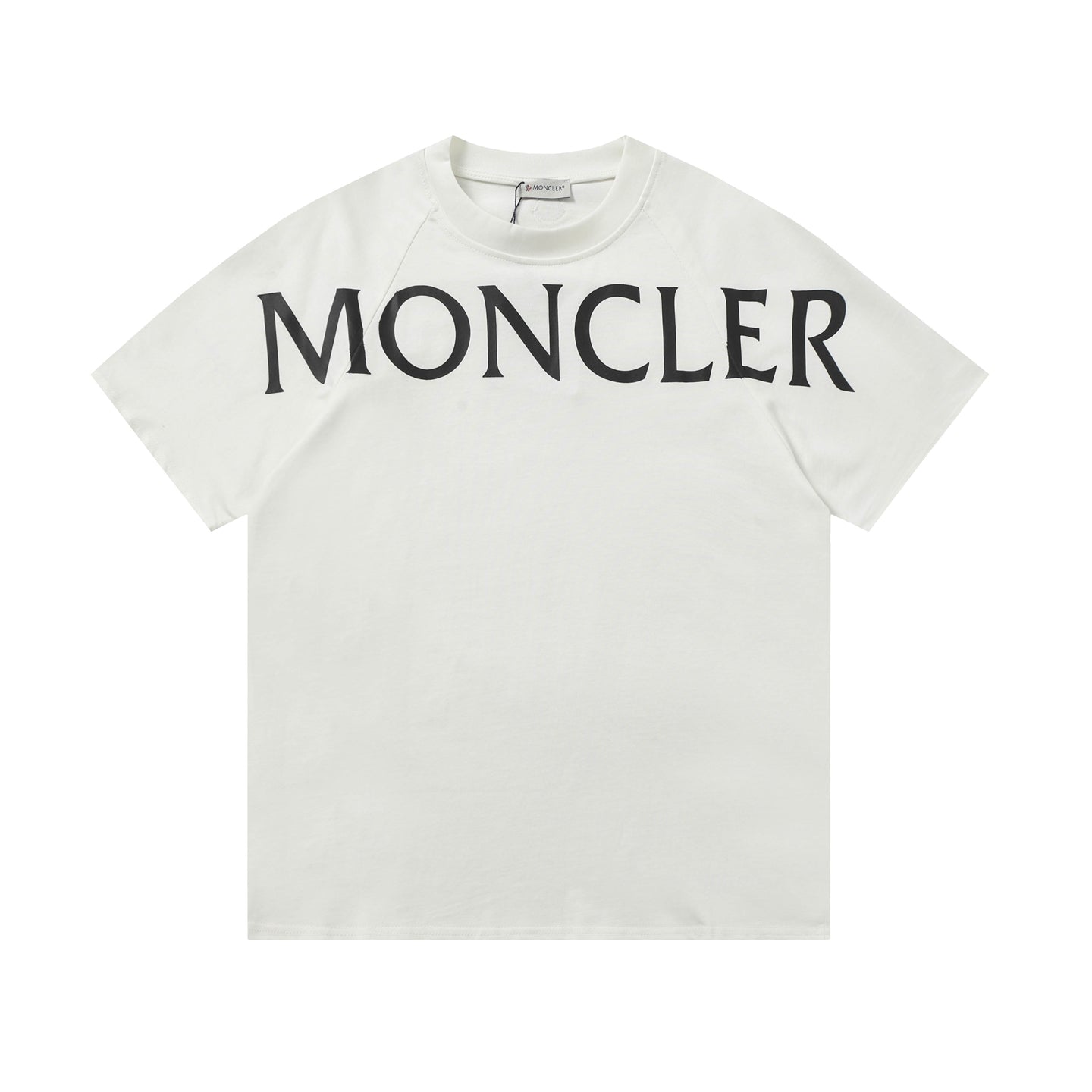 Moncler Black/White Cotton T-shirt