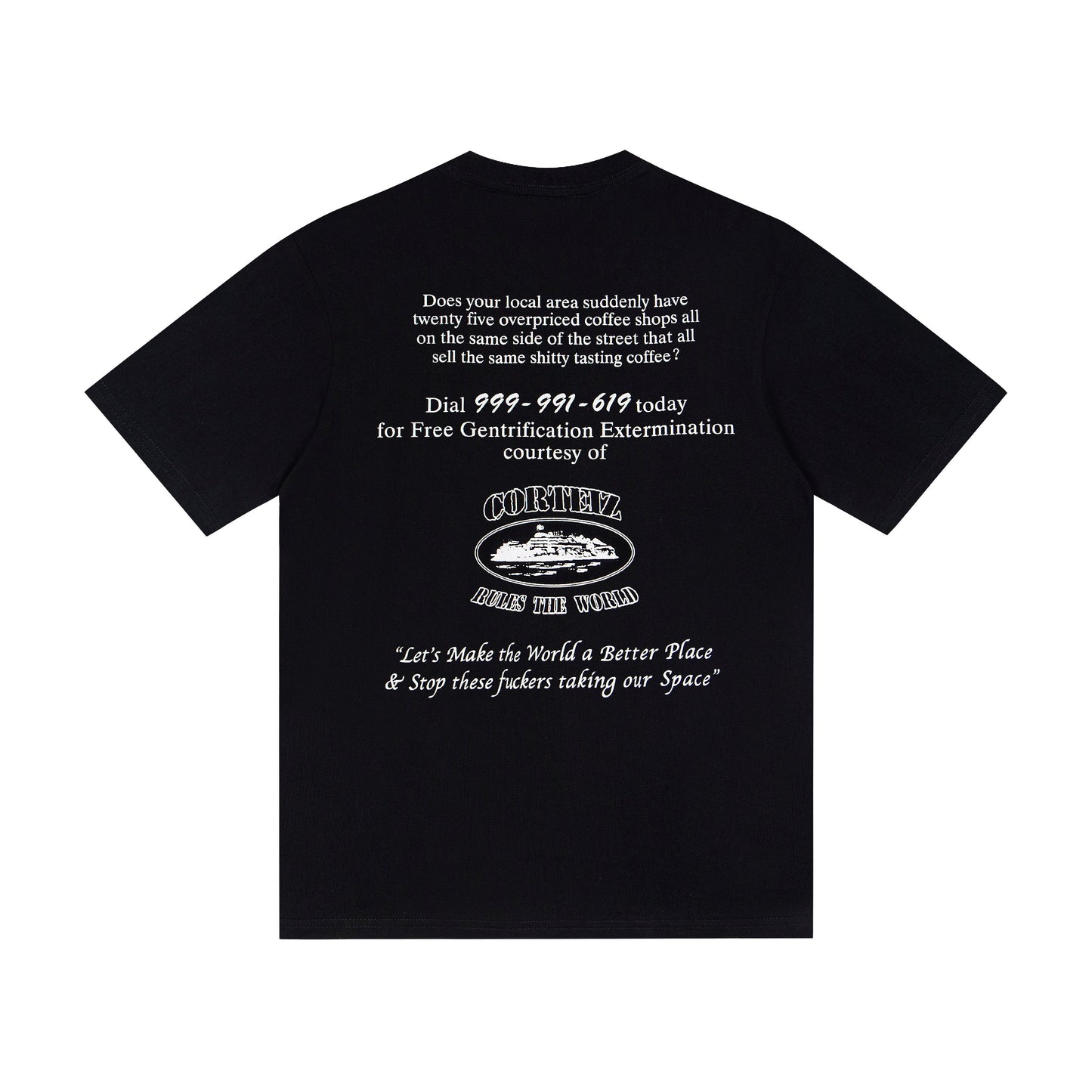 Corteiz Black/White T-shirt