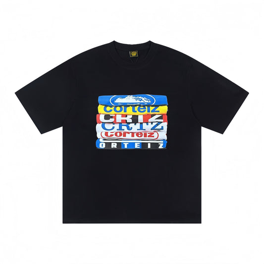 Corteiz Black/White T-shirt