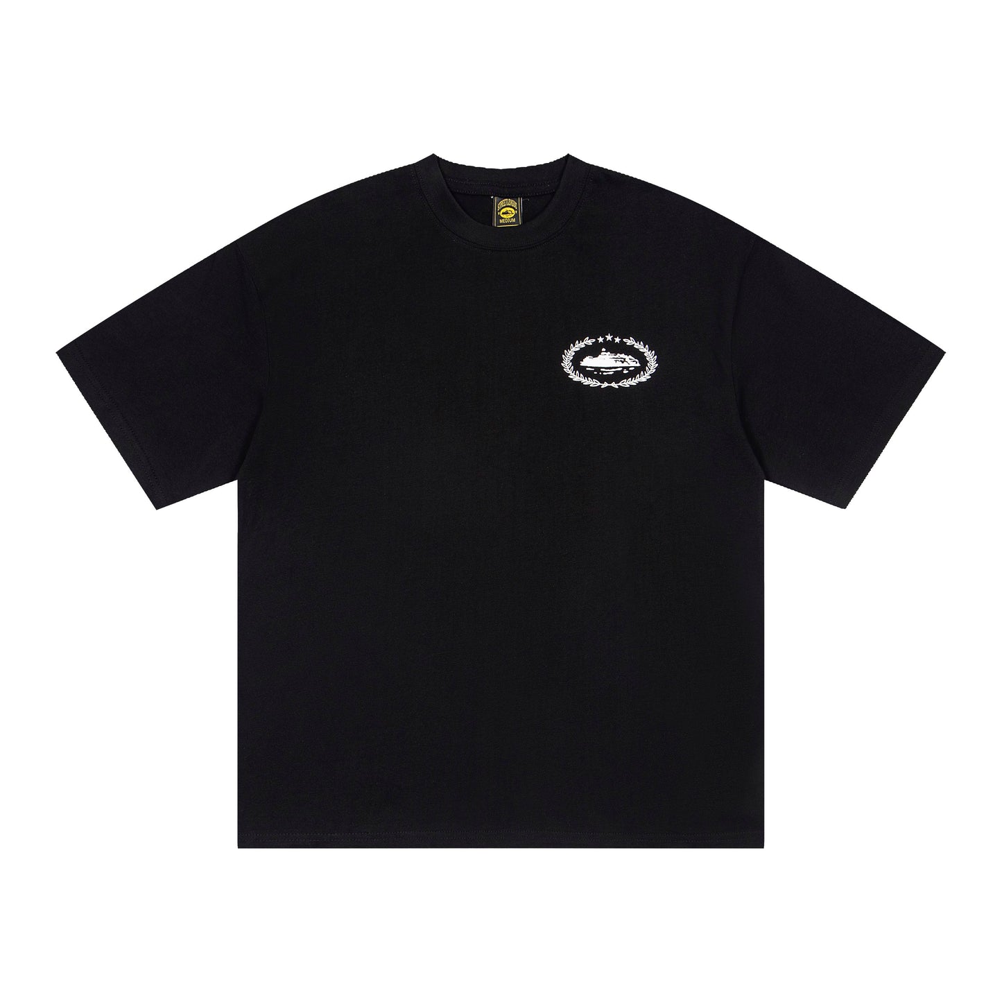 Corteiz Black/White Cotton T-shirt