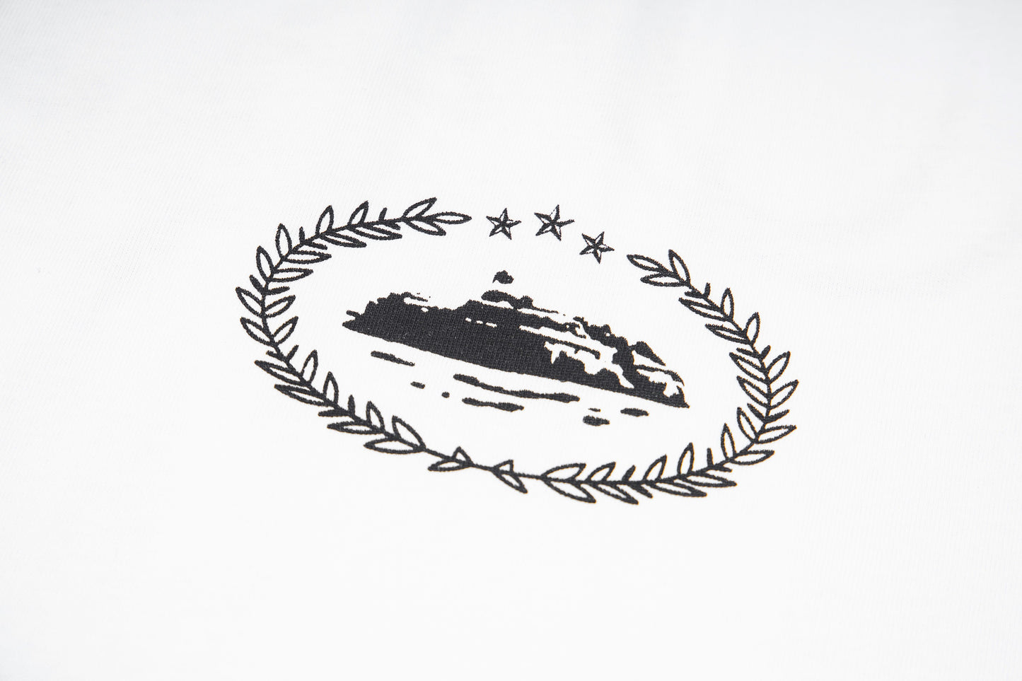 Corteiz Black/White Cotton T-shirt