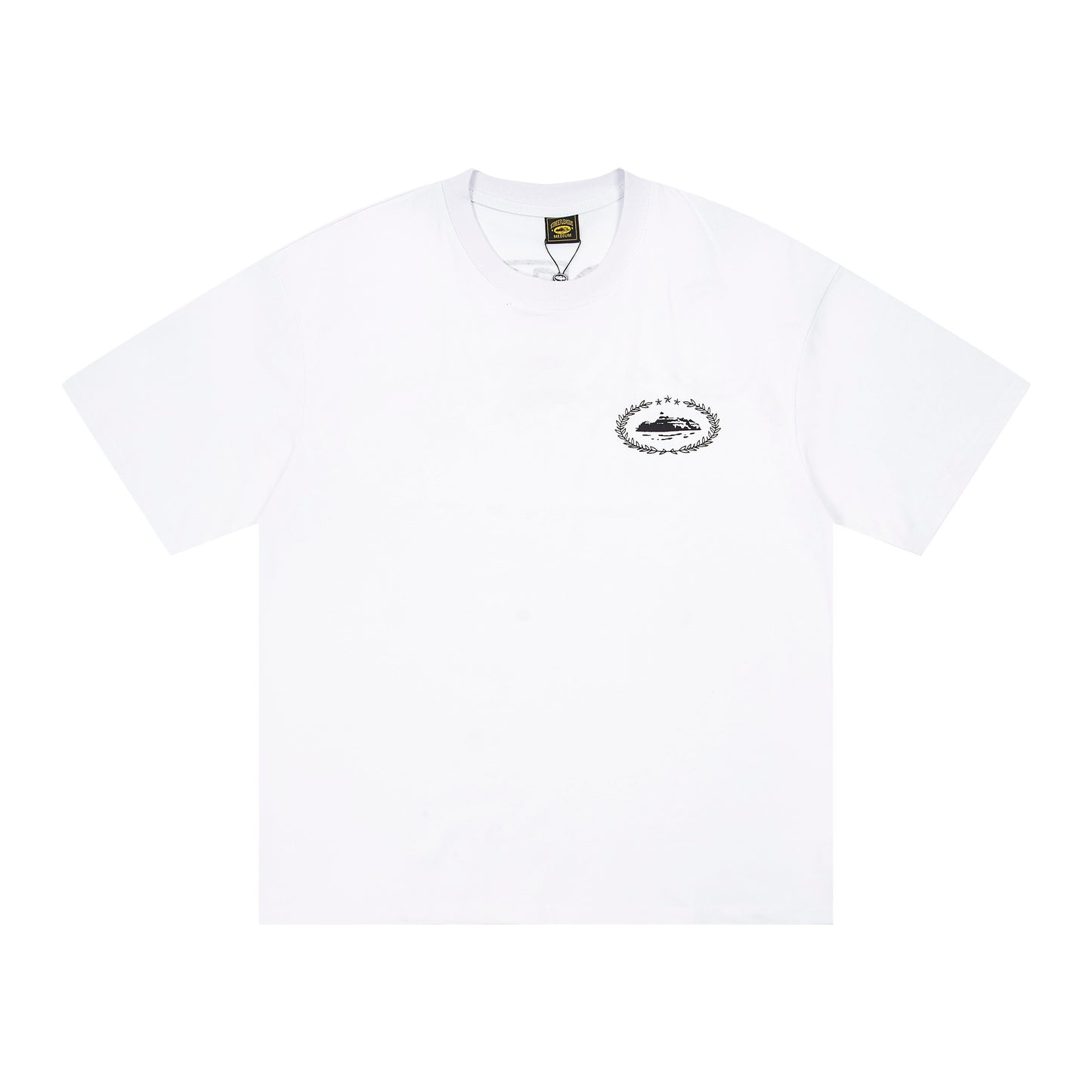 Corteiz Black/White Cotton T-shirt