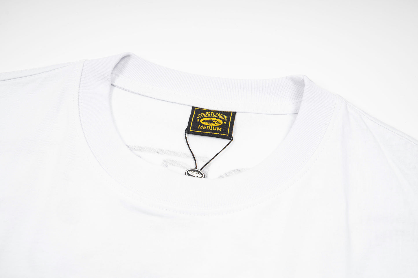 Corteiz Black/White Cotton T-shirt