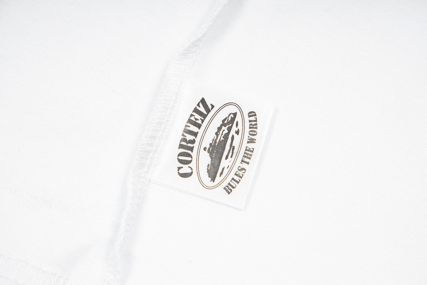 Corteiz Black/White Cotton T-shirt