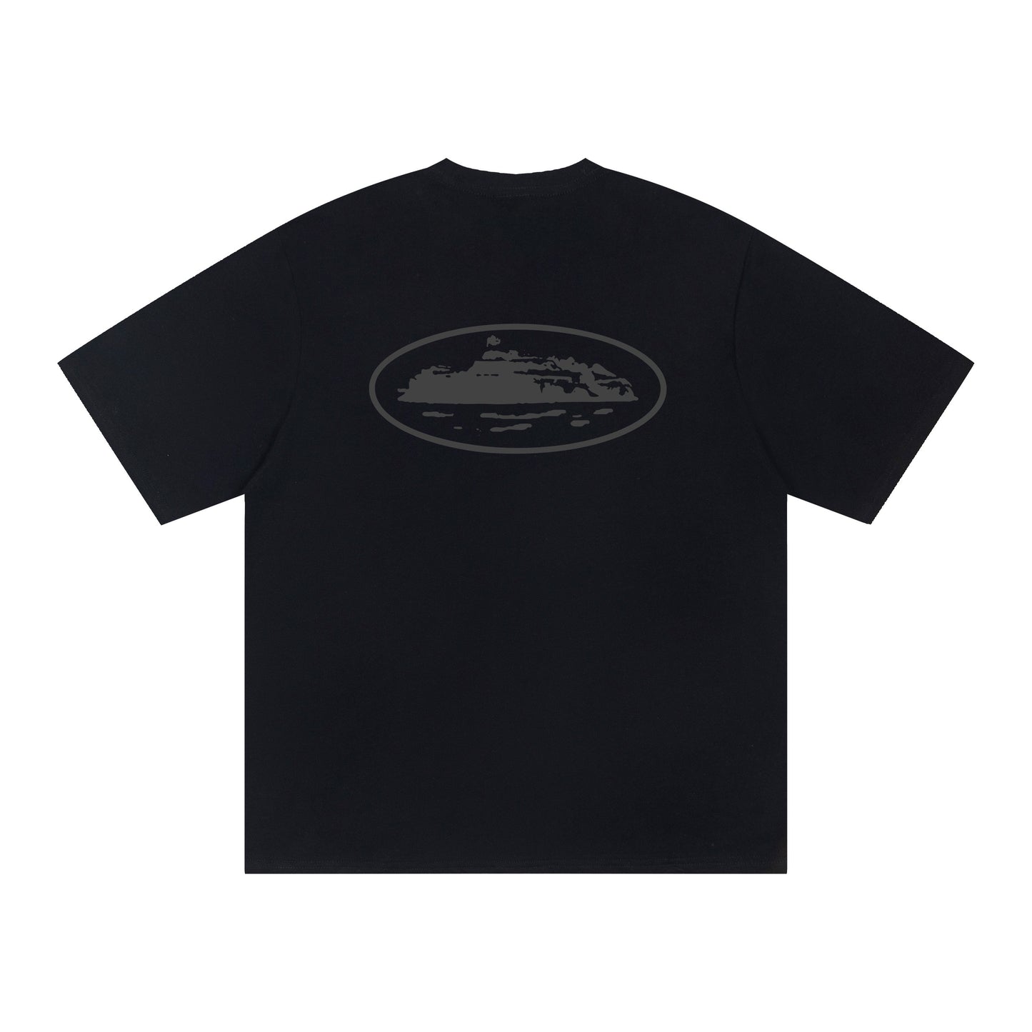 Corteiz Black/White Cotton T-shirt