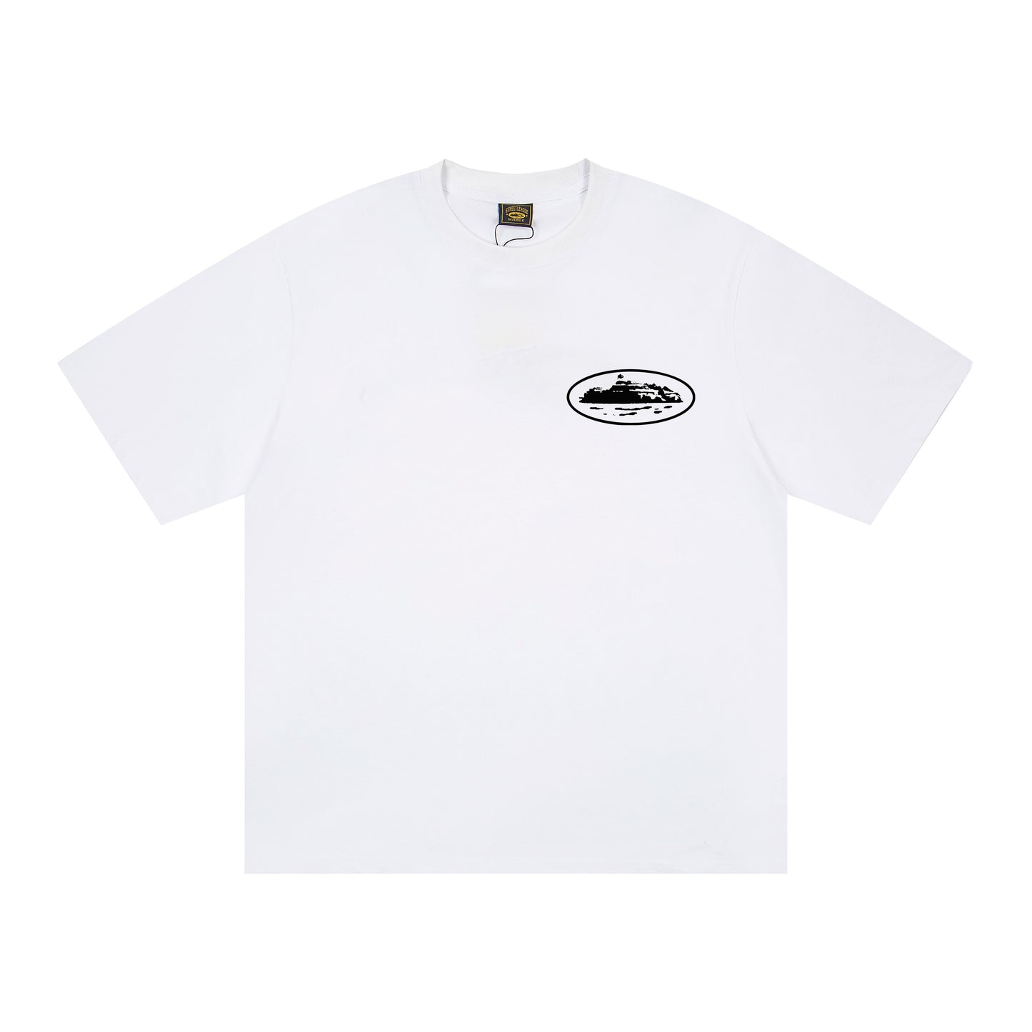 Corteiz Black/White Cotton T-shirt