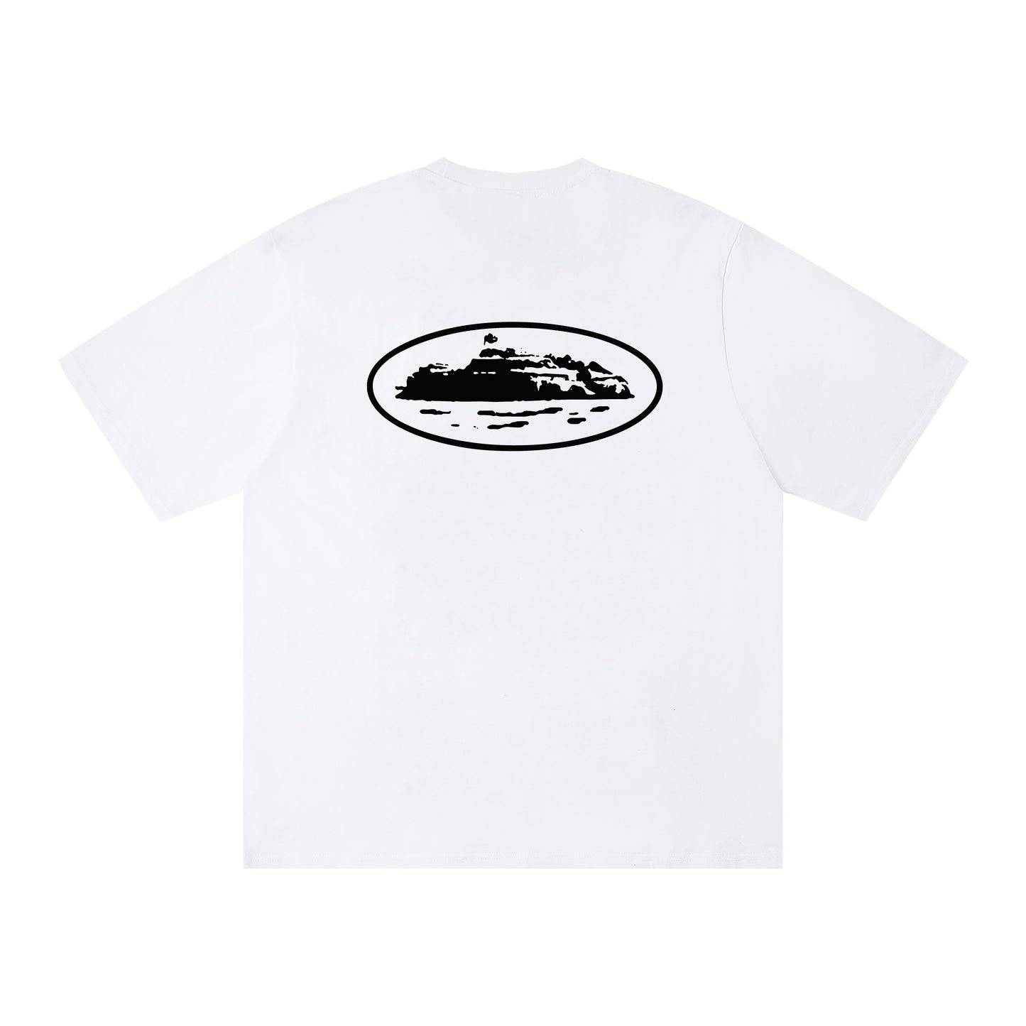 Corteiz Black/White Cotton T-shirt