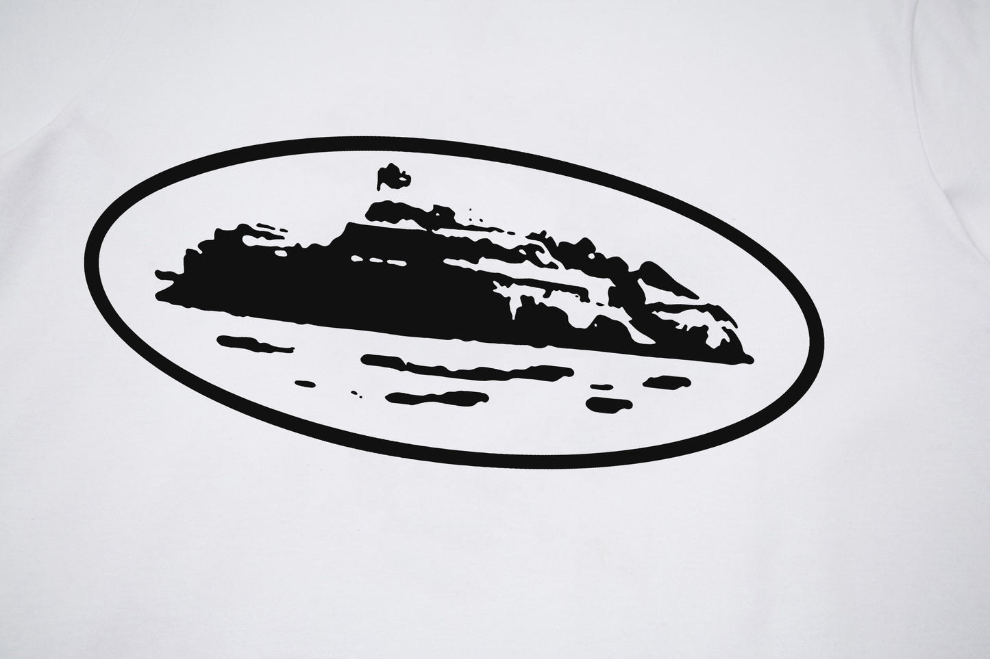 Corteiz Black/White Cotton T-shirt