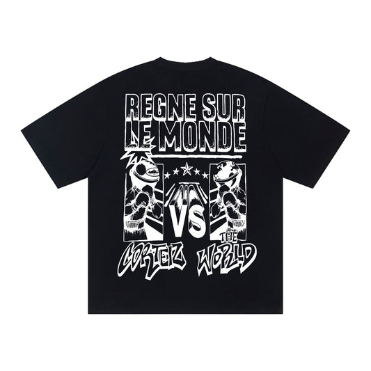 Corteiz Black/White T-shirt