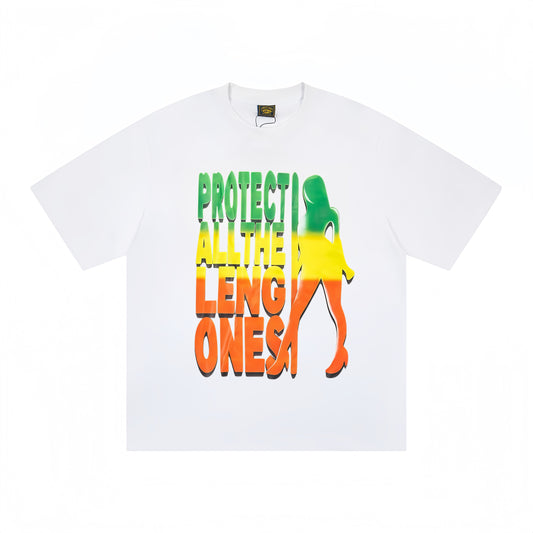 Corteiz Black/White Cotton T-shirt