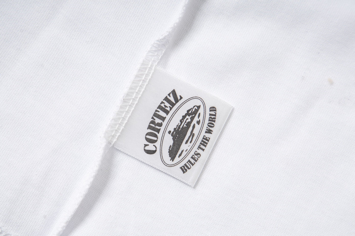 Corteiz Black/White Cotton T-shirt