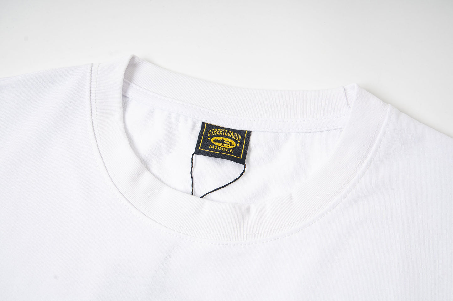 Corteiz Black/White Cotton T-shirt