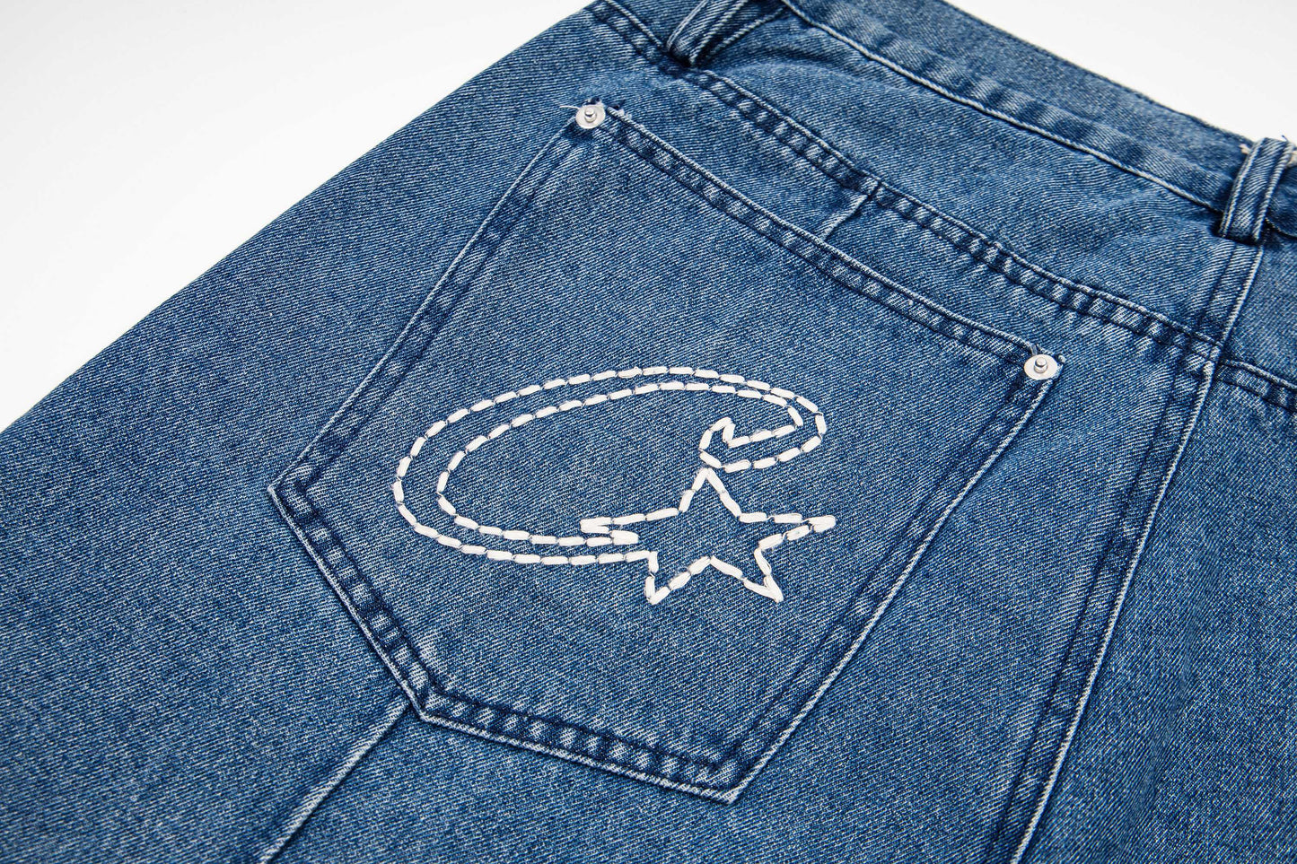 Corteiz Denim Shorts