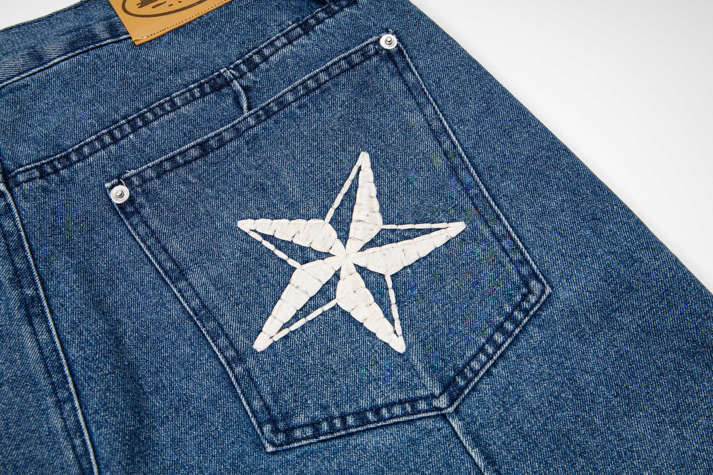 Corteiz Denim Shorts